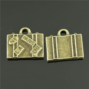 Travel Bag Metal Charms (Set of 5 pcs)
