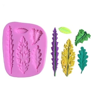 Different Leaves Silicone Clay Mould
