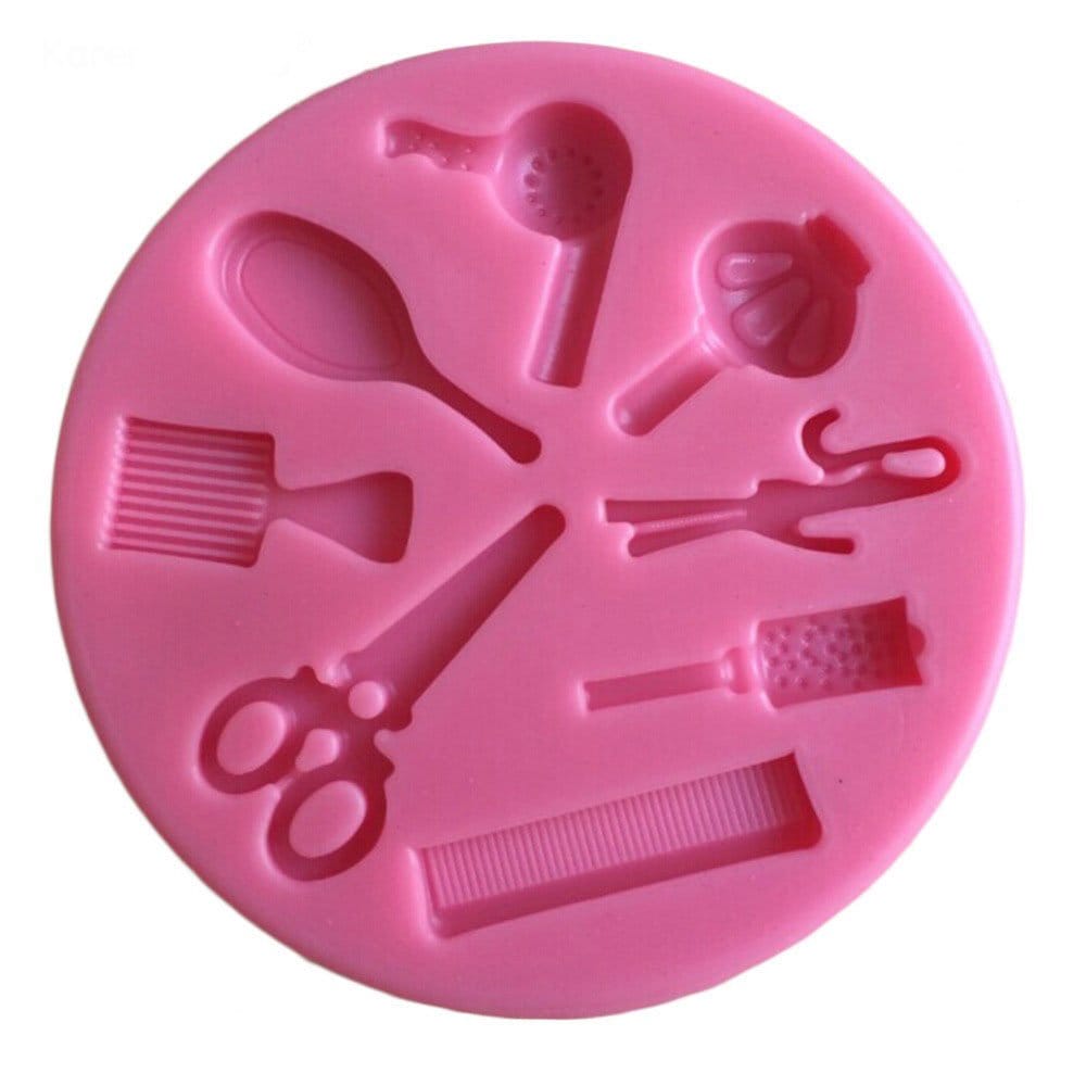 Hair Dresser Tools Silicone Clay Mould camold 272 hair dresser tools silicom mold camold_272_hair_dresser_tools_silicom_mold