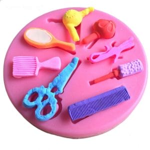 Hair Dresser Tools Silicone Clay Mould