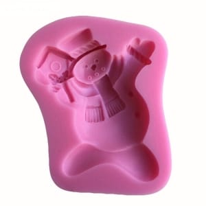 Snowman Silicone Clay Mould