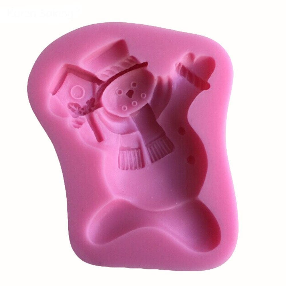 Snowman Silicone Clay Mould camold 275 snowman silicon mold 1 Snowman Silicone Clay Mould