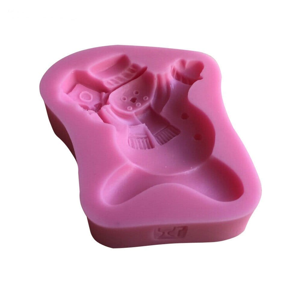 Snowman Silicone Clay Mould camold 275 snowman silicon mold 2 camold_275_snowman_silicon_mold_2