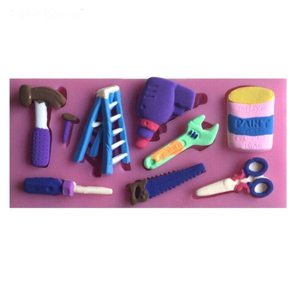 Plumbing Tools Silicone Clay Mould (Fathers Day) camold 279 plumbing tools fathers day silicon mold 1 Plumbing Tools Silicone Clay Mould (Fathers Day)