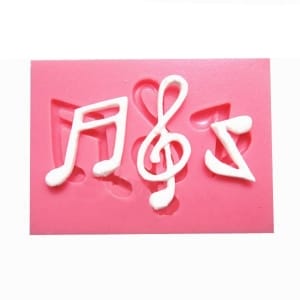 Music notes Silicone Clay Mould