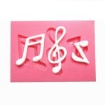 Music notes Silicone Clay Mould