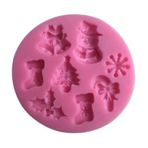 Christmas Theme Silicone Clay Mould (Design 2)