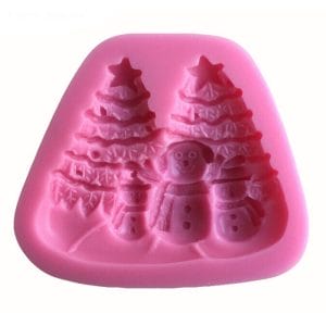 Christmas Scene Silicone Clay Mould