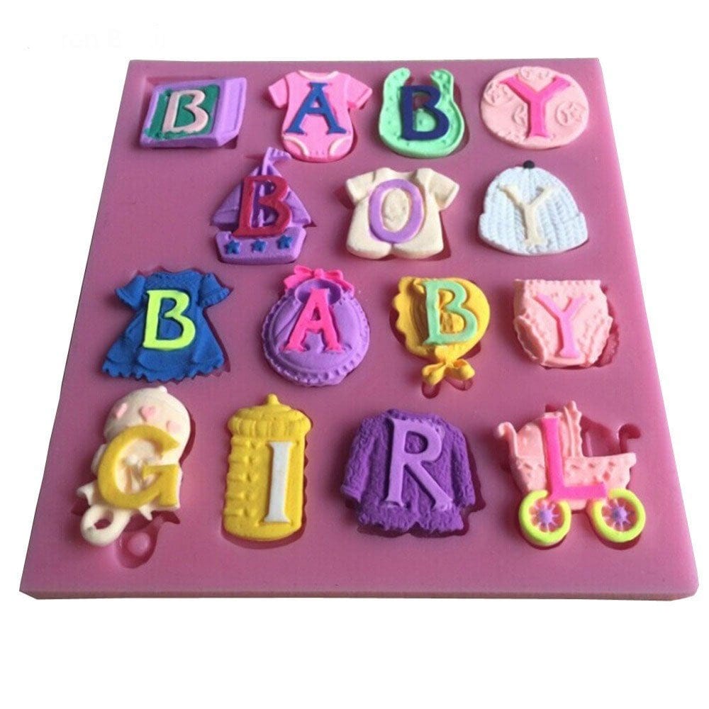 Baby Themed Silicone Clay Mould