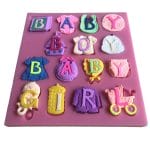 Baby Themed Silicone Clay Mould
