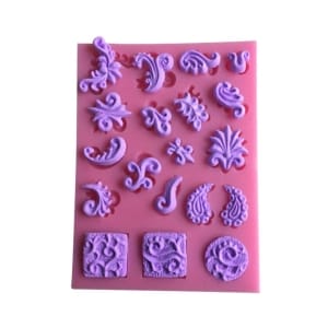 Multiple Swirls Silicone Clay Mould