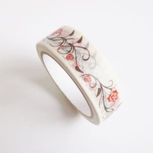 Floral Wine - Japanese Washi Tape