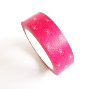 Pink Ribbon - Japanese Washi Tape