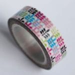Floral - Colorful - Japanese Washi Tape CAWT-128