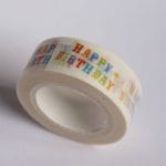 Happy Birthday - Colorful - Japanese Washi Tape