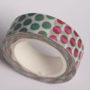 Polka Dots (Large) - Colorful - Japanese Washi Tape