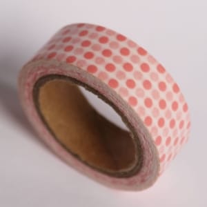 Polka Dots - Red and White - Japanese Washi Tape