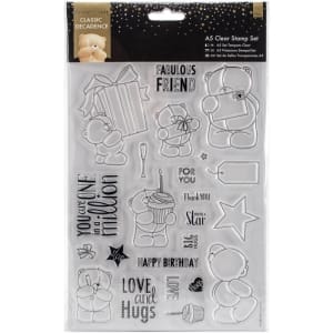 Forever Friends Classic Decadence Clear Stamp set