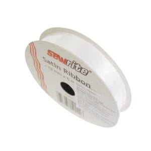Sewrite Satin Ribbon - White