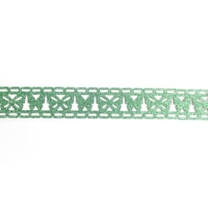 Decorative Glitter Tape - Butterflies (Green)