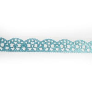 Decorative Glitter Tape - Ribbons (Light Blue)