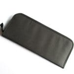 Black Artist  Brush Holder with Zipper - 6x14 inch