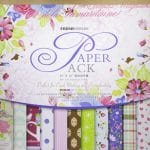 12x12 EnoGreeting Scrapbook paper pack - Fresh Series (Set of 24 sheets and 3 die cut sheets)