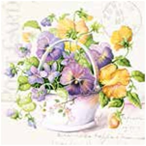 A pack of 13 by 13 inch Decpoupage Napkin Paper (SDL250000) - Set of 5 pcs