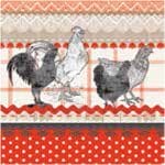 A pack of 13 by 13 inch Decpoupage Napkin Paper (SDL842000) - Set of 20 pcs