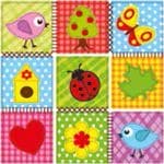 A pack of 13 by 13 inch Decpoupage Napkin Paper (SDL888000) - Set of 5 pcs