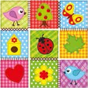 A pack of 13 by 13 inch Decpoupage Napkin Paper (SDL888000) - Set of 5 pcs