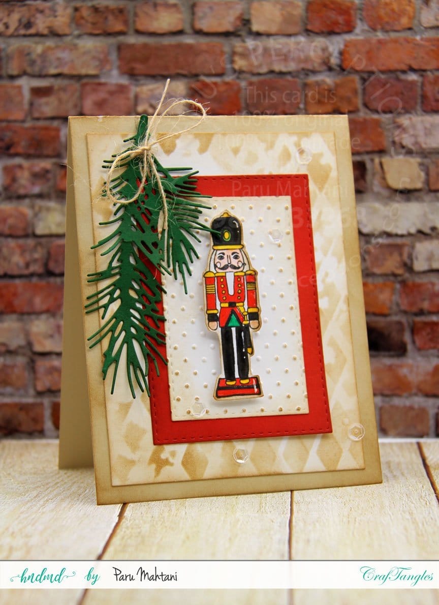 CrafTangles 6"x6" Stencil - Argyle Argyle1 Argyle1