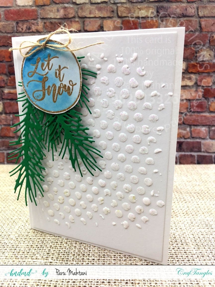 CrafTangles 6"x6" Stencil - Dots Paru Christmas Ornaments 1 Paru_Christmas_Ornaments_1