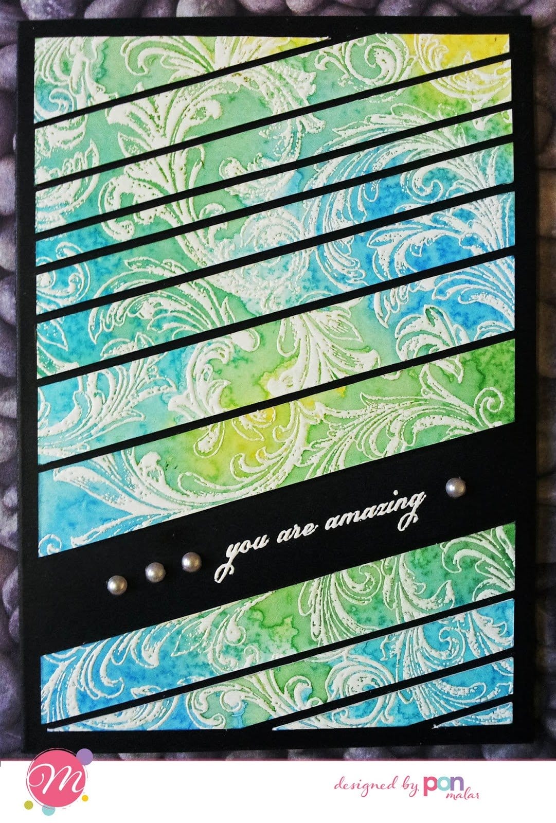 Mudra Craft Stamps - Vintagy Flourish b2 b2