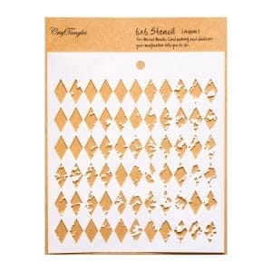 CrafTangles 6"x6" Stencil - Argyle