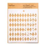 CrafTangles 6"x6" Stencil - Argyle