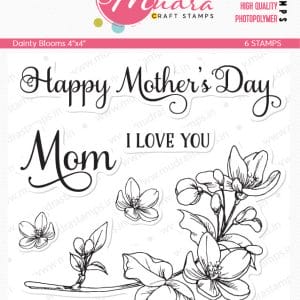 Mudra Craft Stamps - Dainty Blooms