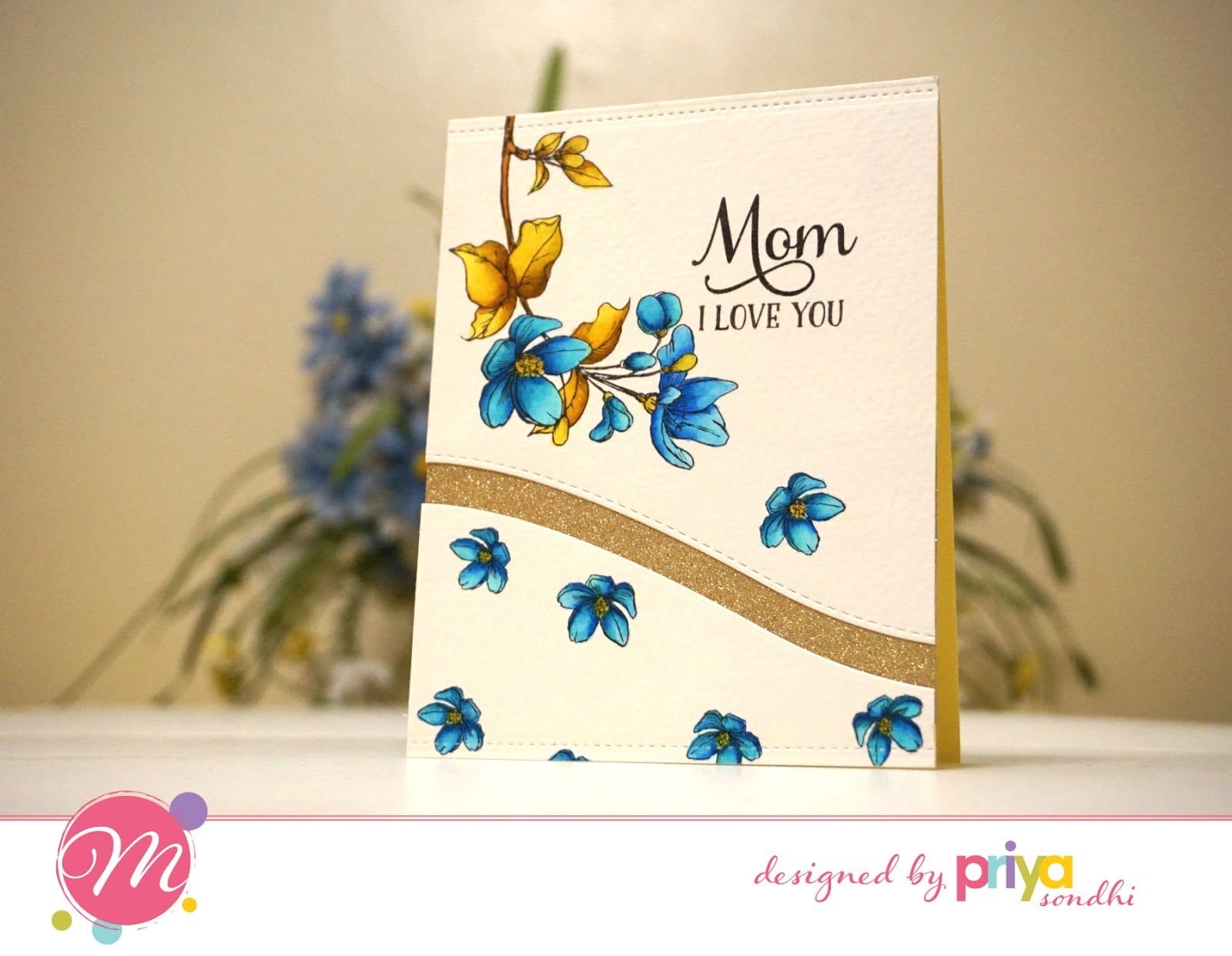 Mudra Craft Stamps - Dainty Blooms mudra april release7 mudra_april_release7