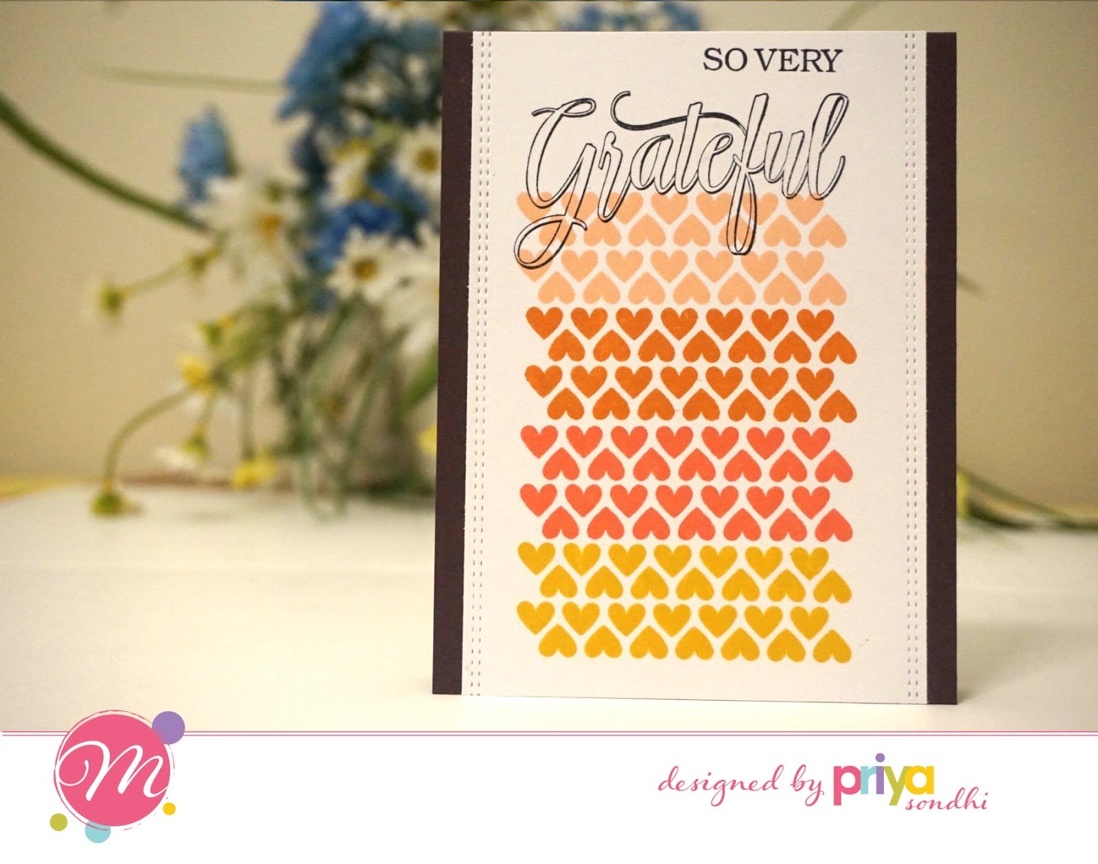 Mudra Craft Stamps - Heart Background Builder mudra july 3 mudra_july_3