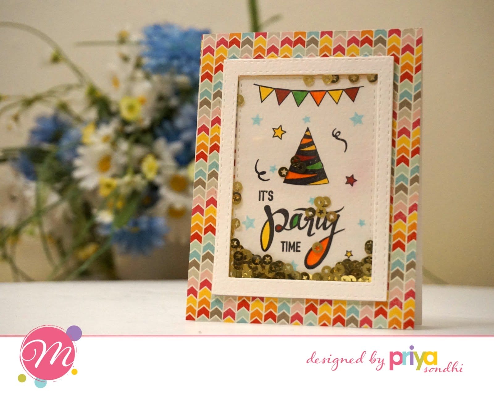 Mudra Craft Stamps - Lets Party mudra letsparty shaker mudra_letsparty_shaker