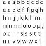 Mudra Craft Stamps - Simply alpha