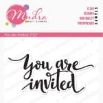 Mudra Craft Stamps - You are Invited