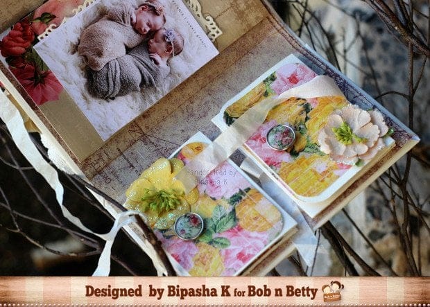 BobNBetty Scrapbook Paper Pack - Floral Nymphs (6"x6") - 36 sheets bksa07 bksa07