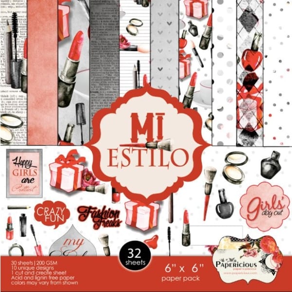 Papericious Designer Collection - Mi Estilo (6 by 6 patterned paper)