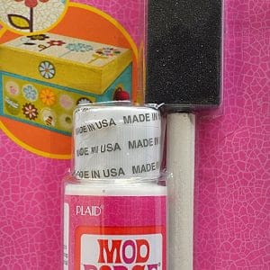 Mod Podge One step Crackle Medium with Foam Brush