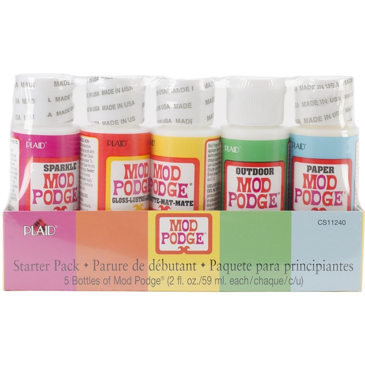 Mod Podge Starter Pack (5 different mediums) modpodge starter kit cs11240 Adhesives