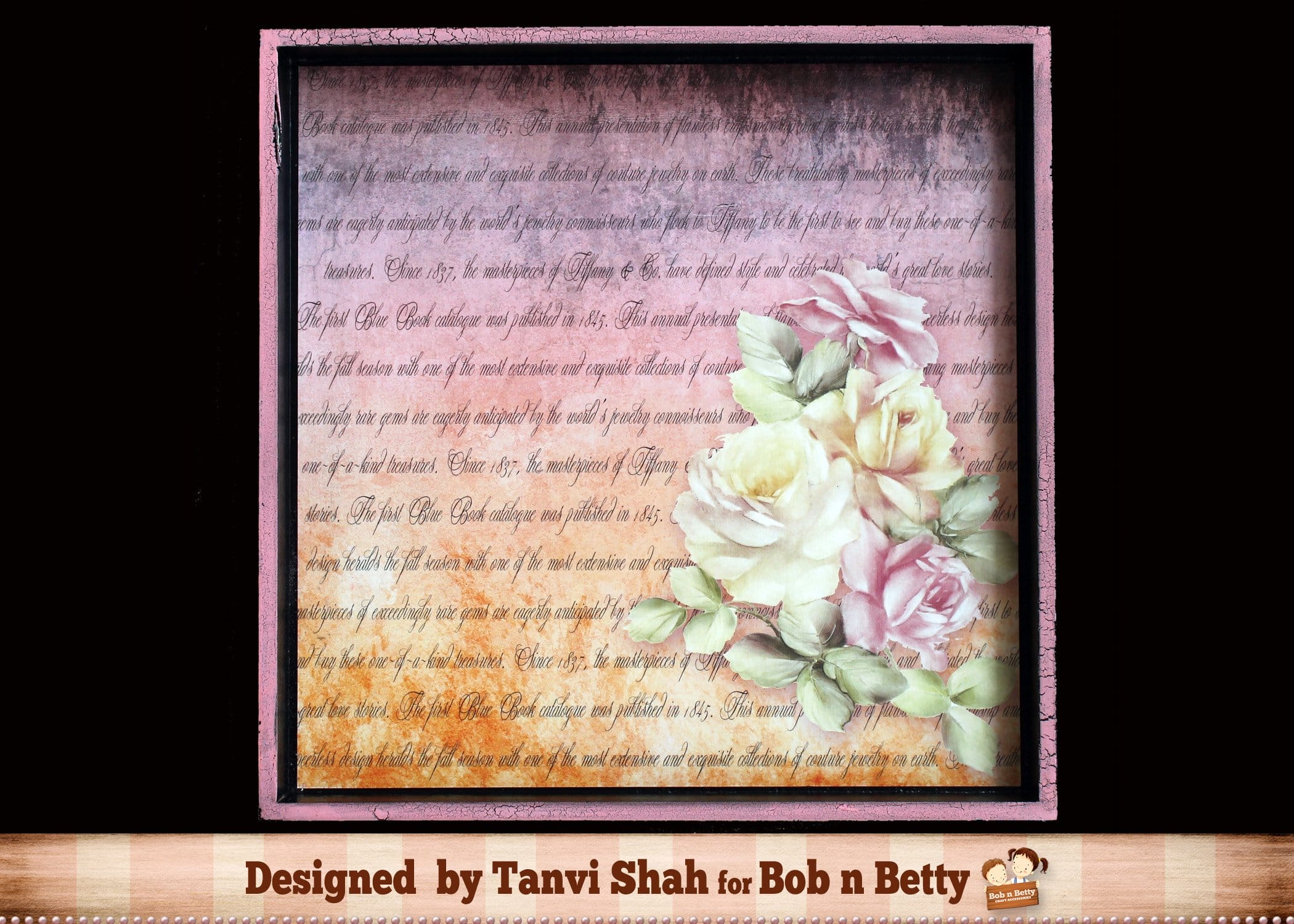 BobNBetty Scrapbook Paper Pack - Vintage Blooms (6"x6") - 30 sheets sdfsdf sdfsdf