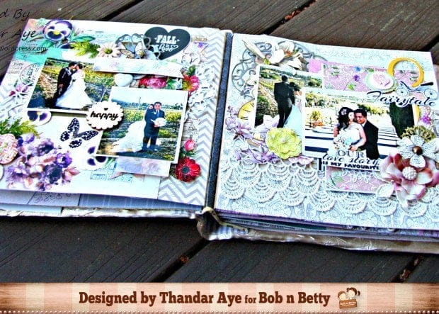 BobNBetty Scrapbook Paper Pack - Feel Like A Butterfly (6"x6") - 36 sheets tha007 tha007