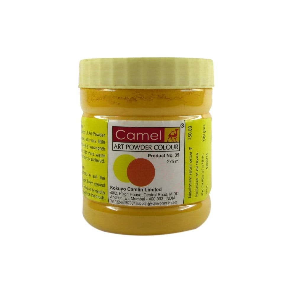 Camel Art Powder Colors - 048 - Cadmium Yellow Deep Hue (275 ml)