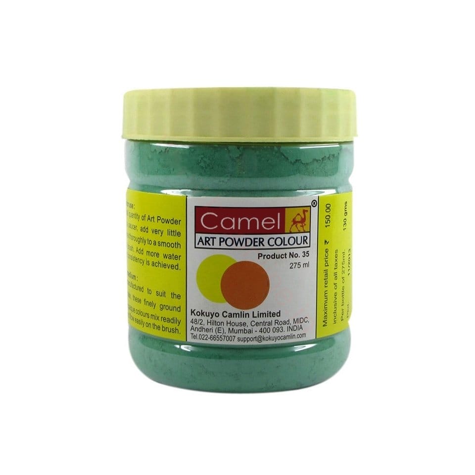 Camel Art Powder Colors - 117 - Emerald Green (275 ml) camel powder colour 275ml emerald green 117 Camel Art Powder Colors - 117 - Emerald Green (275 ml)